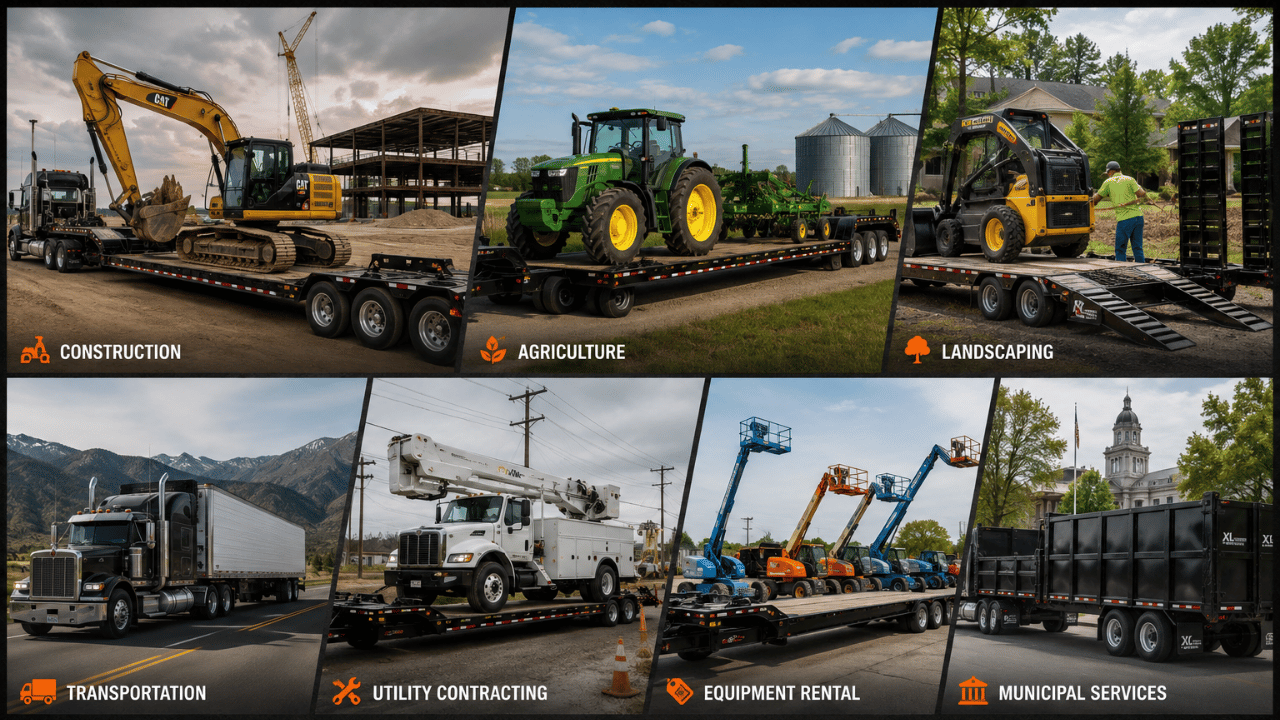 types of heavy haul trailers for commercial operators